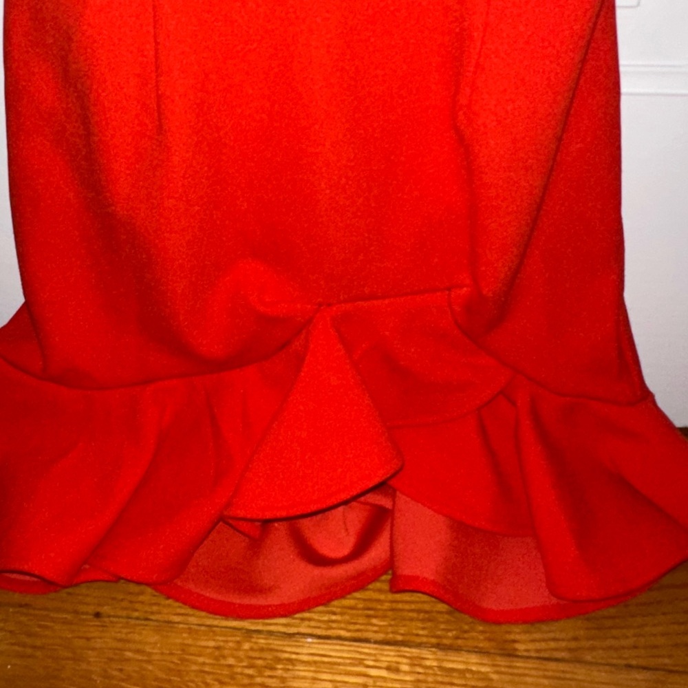 Hello Molly Red Ruffle Mini Dress - Picture 11 of 12